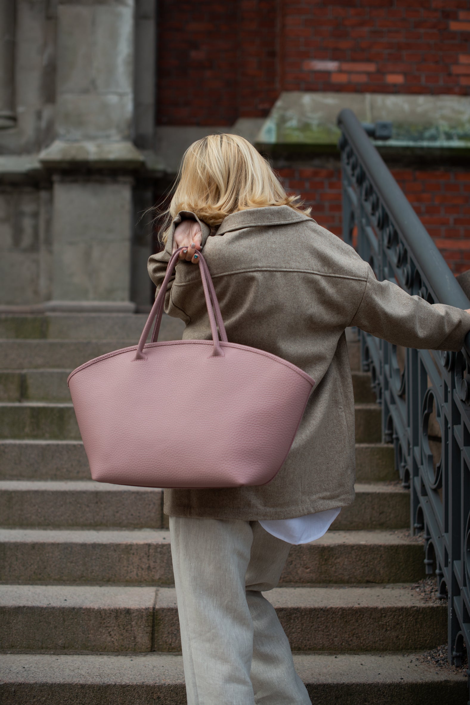 FORTUNE COOKIE tote bag natural gray