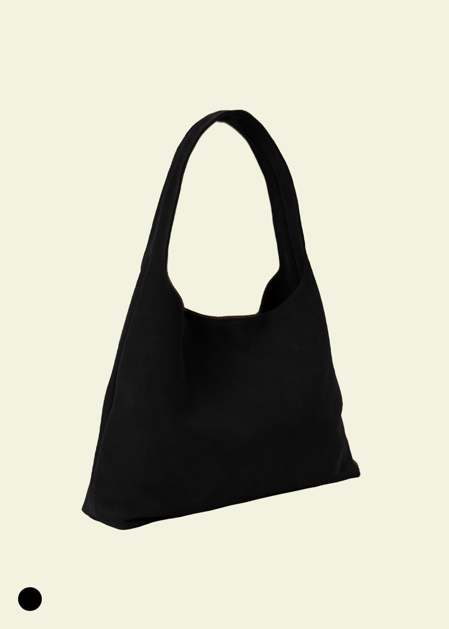 TERRA Noir Grande slouchy bag